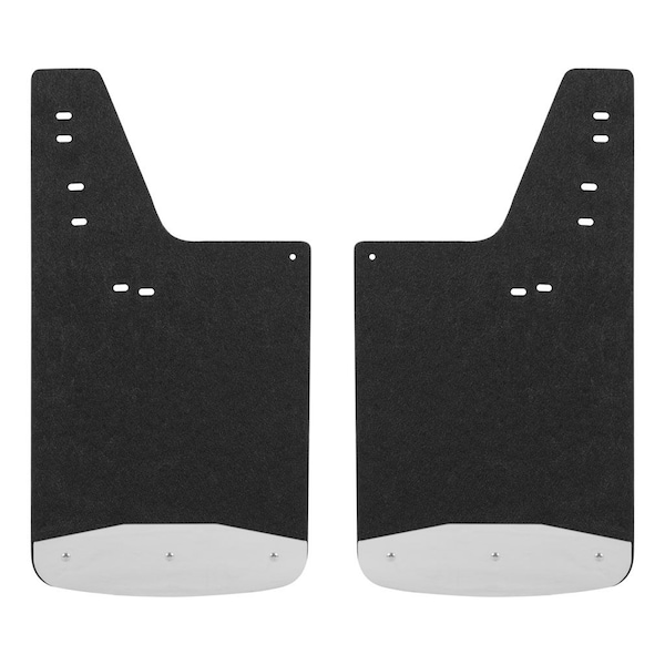 Luverne Truck Equipment 08-16 F250/F350/F350 FRONT OR REAR - 12IN X 23IN MUD GUARD-TEXTURED BLACK 251123 - main